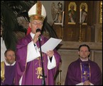 Návštěva apoštolského nuncia - klikněte pro více fotografií
